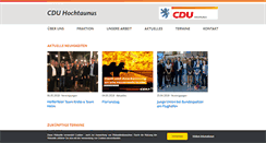 Desktop Screenshot of cdu-hochtaunus.de